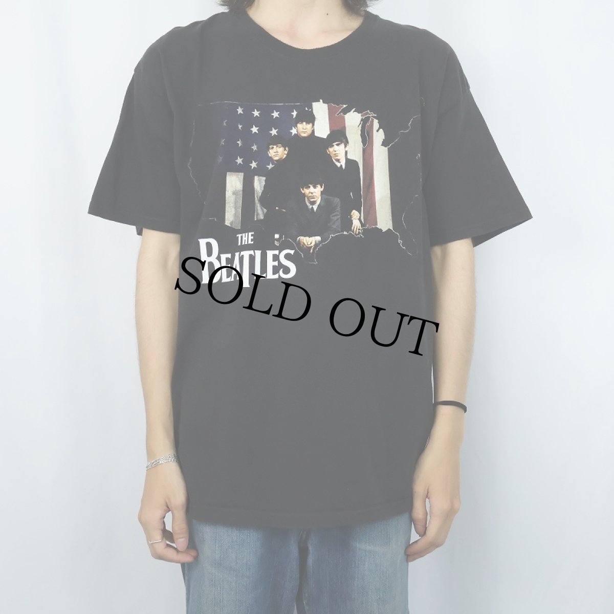 画像2: 2000's THE BEATLES ロックバンドプリントTシャツ XL (2)