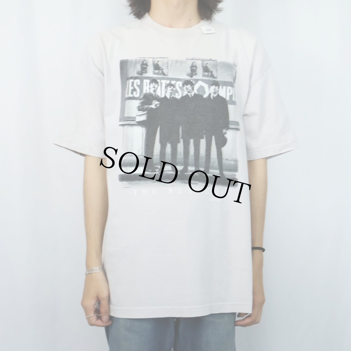 画像2: 2000's THE BEATLES ロックバンドプリントTシャツ XL (2)