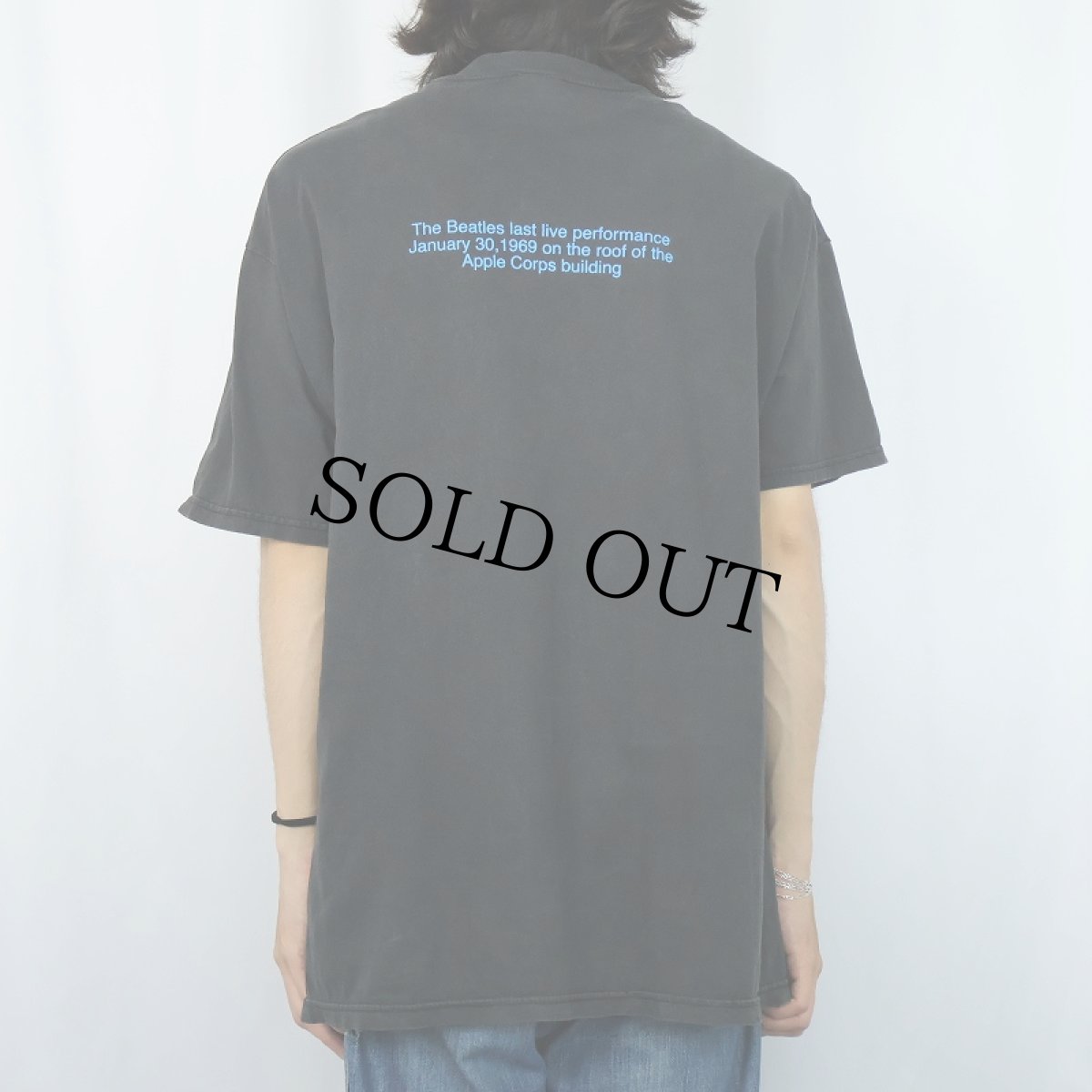 画像3: 2000's THE BEATLES ロックバンドプリントTシャツ BLACK XL (3)