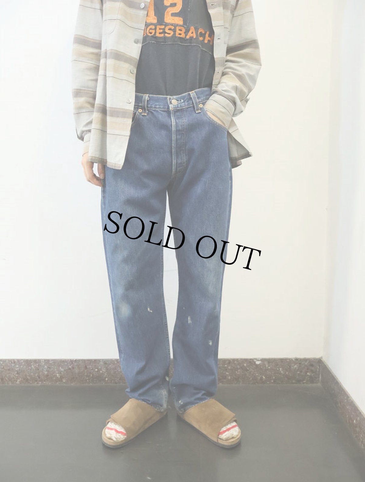 画像2: 2000's Levi's 501 USA製 デニムパンツ W32 (2)