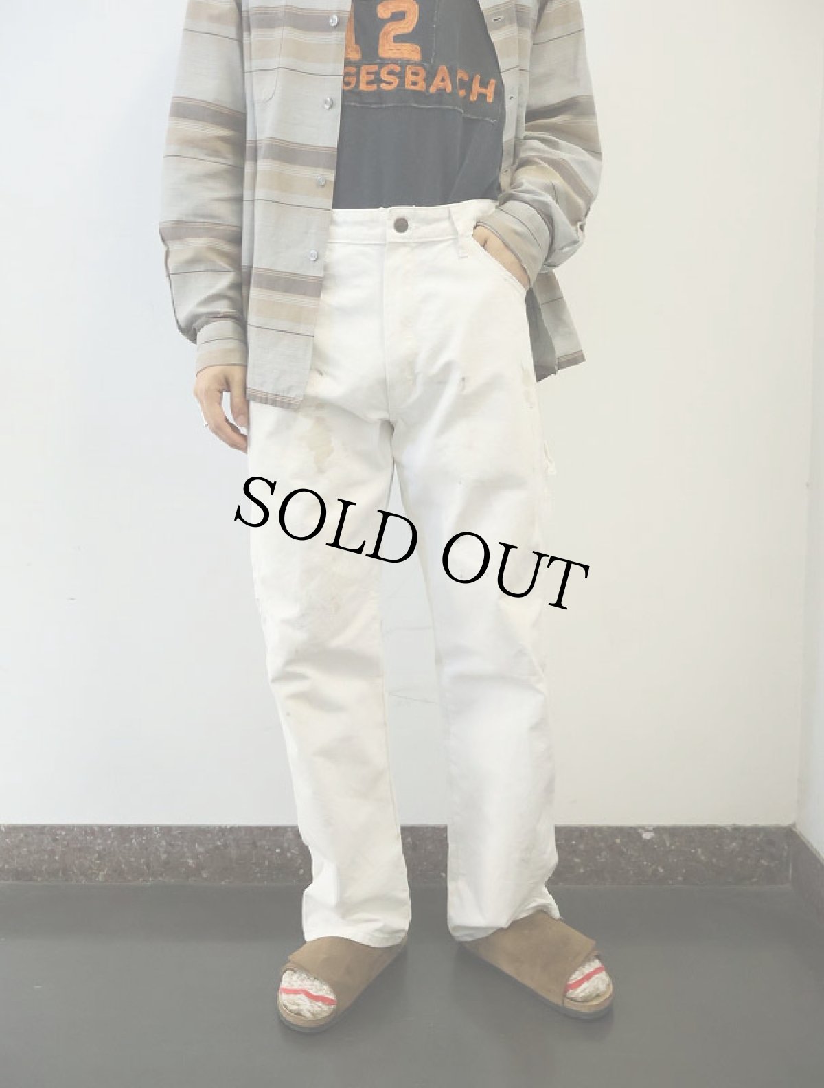 画像2: Dickies ペンキペイント コットンペインターパンツ W32 (2)
