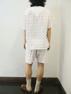 画像3: 70's WELDON 総柄 パジャマシャツ & パンツ SETUP LARGE (3)