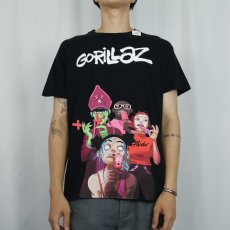 画像2: GORILLAZ ロックバンド プリントTシャツ BLACK L (2)