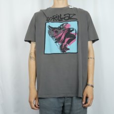 画像2: GORILLAZ ロックバンド プリントTシャツ XL (2)