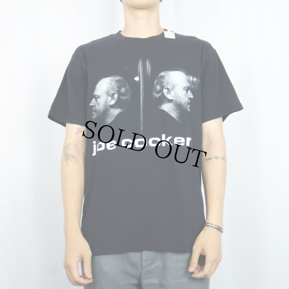 画像3: 2000's joe cocler "Heart & Soul" ロックシンガー ツアープリントTシャツ BLACK M (3)