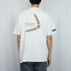 画像3: 90's air new zealand USA製 "CATCH AIR NEW ZEALAND TO SYDNEY!!" 航空会社プリントTシャツ XL (3)