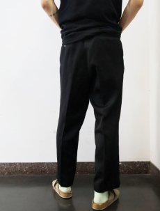 画像3: DINO DIVINCI ストライプ柄 2タックスラックス BLACK W35 (3)