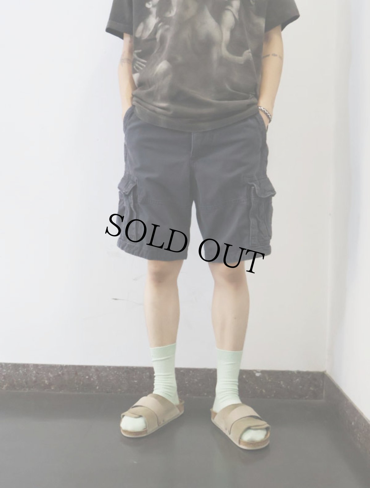 画像2: Abercrombie&Fitch チノカーゴショーツ W35 (2)