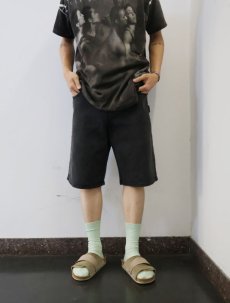 画像2: 90's GUESS USA製 ブラックデニムショーツ W33 (2)