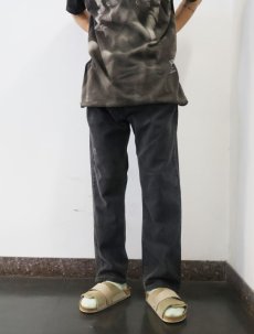 画像2: 2000's Levi's 505 USA製 サルファブラックデニムパンツ W35 (2)