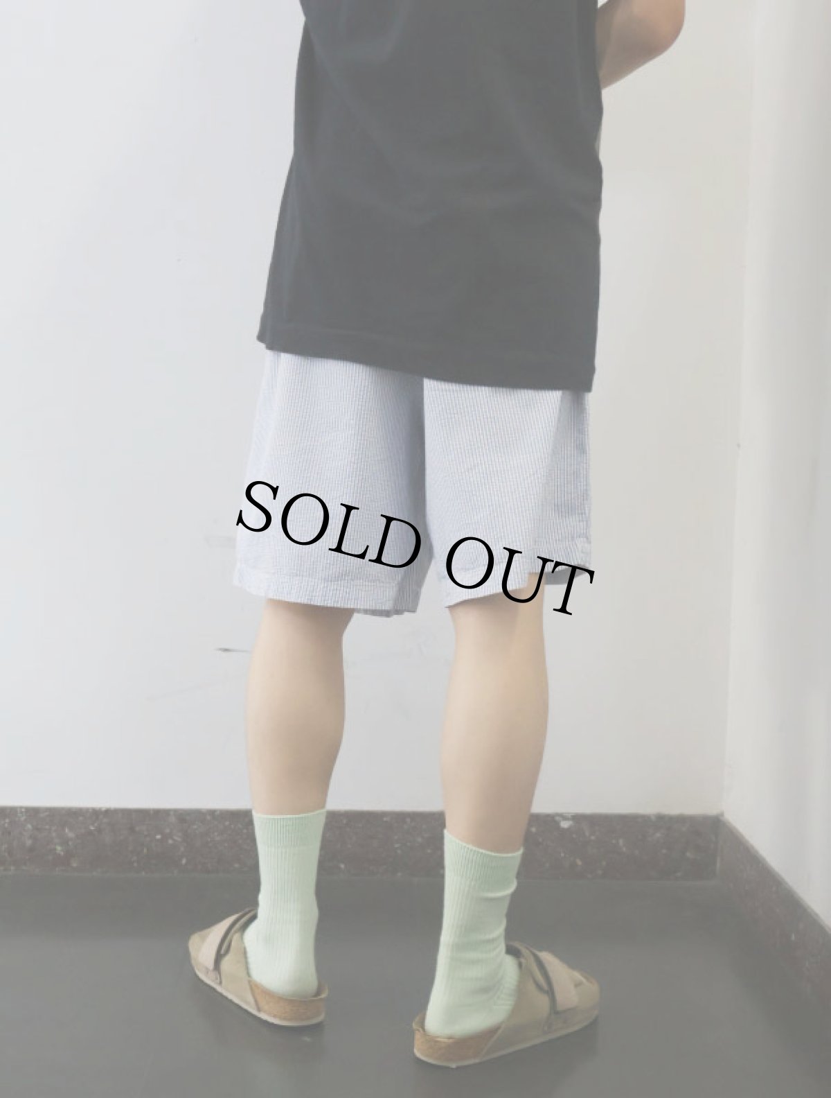 画像3: POLO Ralph Lauren "TYLER SHORT" ストライプ柄 2タック シアサッカーショーツ W35 (3)