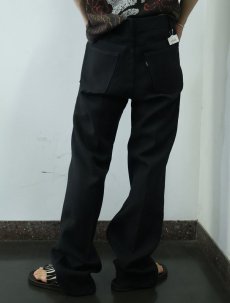 画像3: 90's Levi's 517 USA製 "STA-PREST" PANTS BLACK W37 (3)