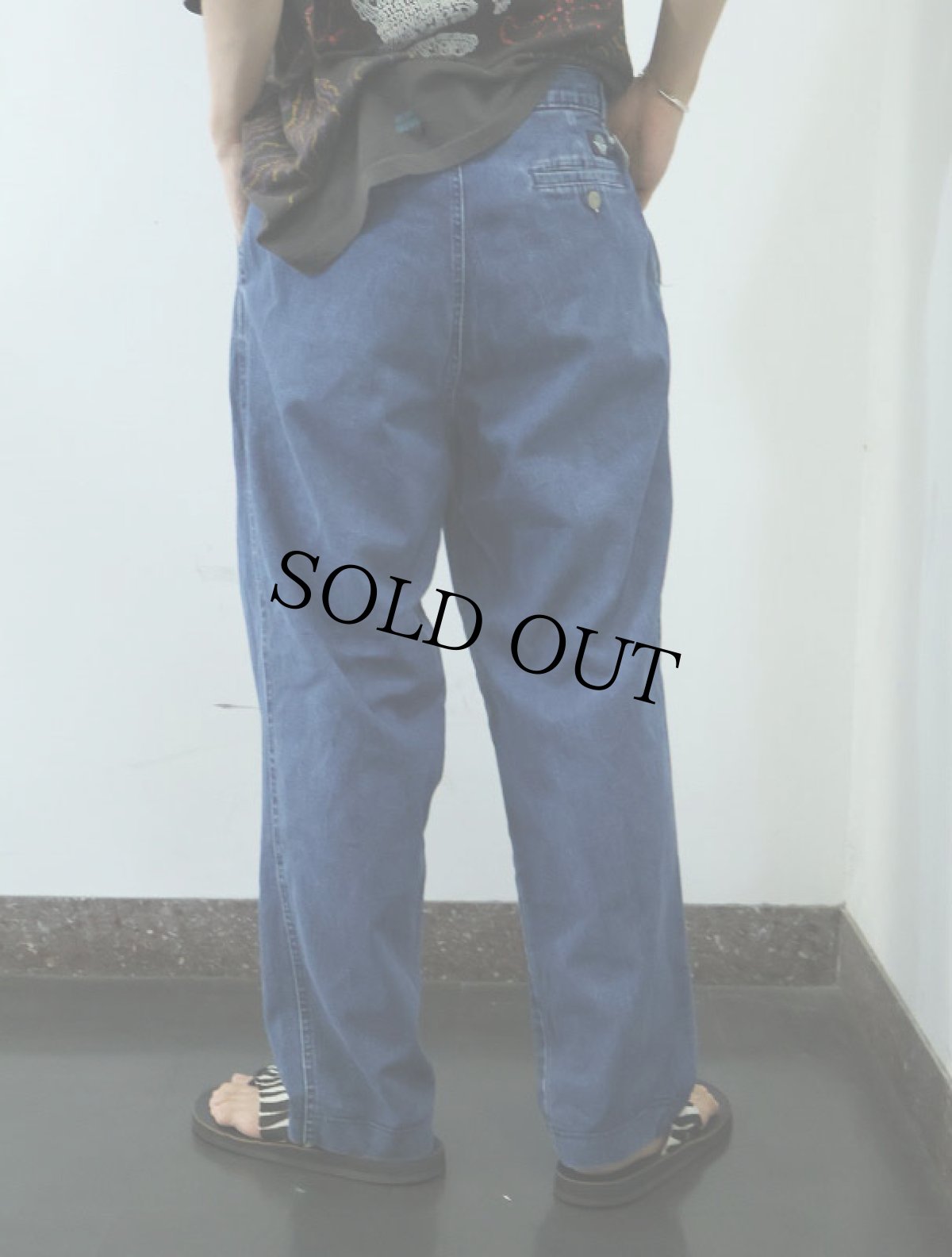 画像3: 90's DOCKERS USA製 2タック デニムパンツ W34 (3)