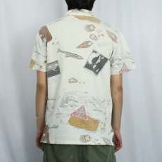 画像3: 90's POLO Ralph Lauren USA製 総柄ポロシャツ S (3)