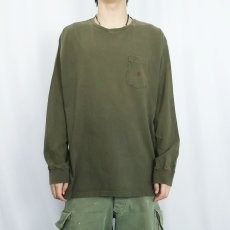 画像2: 90's POLO Ralph Lauren USA製 ポケットロンT L (2)