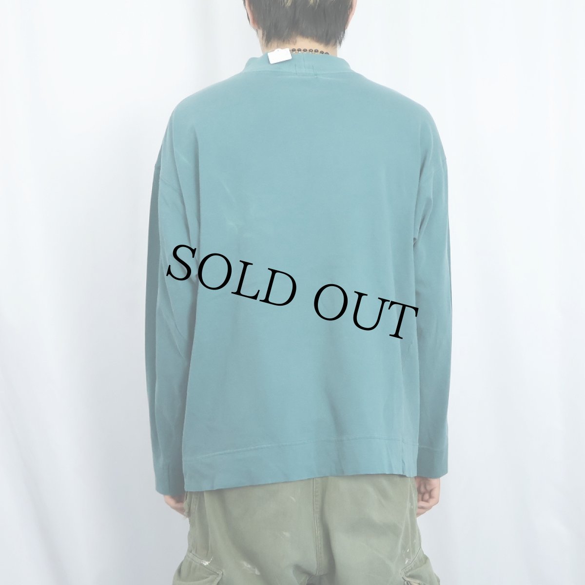 画像3: 90's GAP モックネック ポケットロンT L (3)