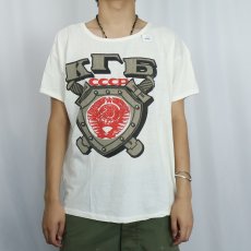 画像3: KGB CCCP "ソ連国家保安委員会" プリントTシャツ (3)