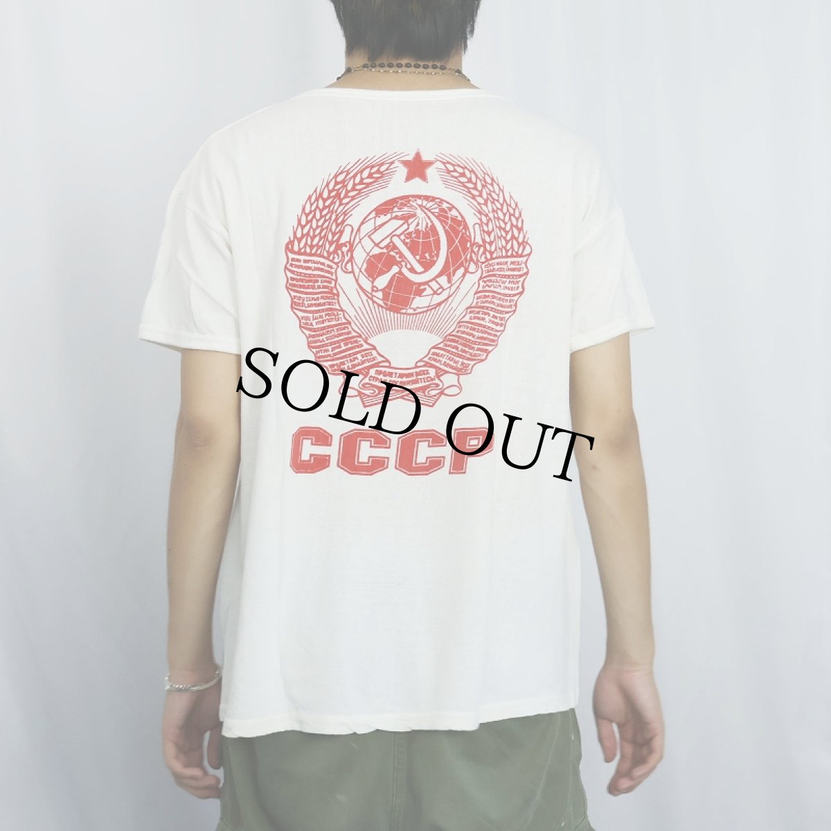 画像4: KGB CCCP "ソ連国家保安委員会" プリントTシャツ (4)