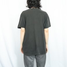 画像3: 80〜90's 無地ポケットTシャツ BLACK (3)