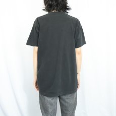 画像3: 80's BVD 無地ポケットTシャツ BLACK XXL (3)