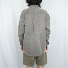画像3: 90's JAZZMAN SPORTSWEAR ワッフル コットンボタンダウンシャツ M (3)