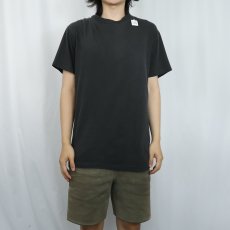 画像3: 90's USA製 イグアナ 大判バックプリントTシャツ BLACK M (3)