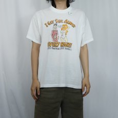 画像2: 80〜90's "I GET SEX ALMOST EVERY NIGHT!" エロプリントTシャツ  (2)