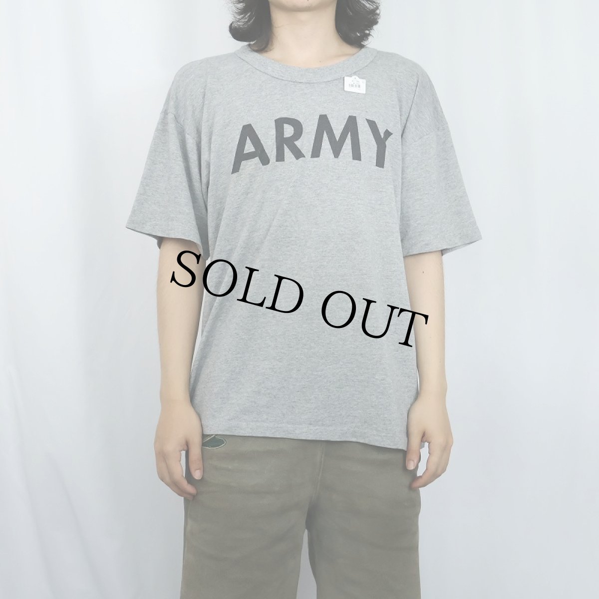 画像2: 80〜90's "ARMY" プリントTシャツ (2)