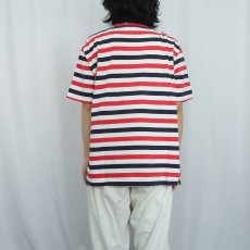 画像3: 80〜90's Eddie Bauer ボーダー柄 ポケットTシャツ (3)
