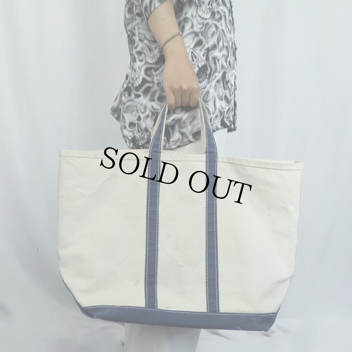 画像2: 80's L.L.Bean "BOAT AND TOTE" キャンバストートバッグ LARGE (2)