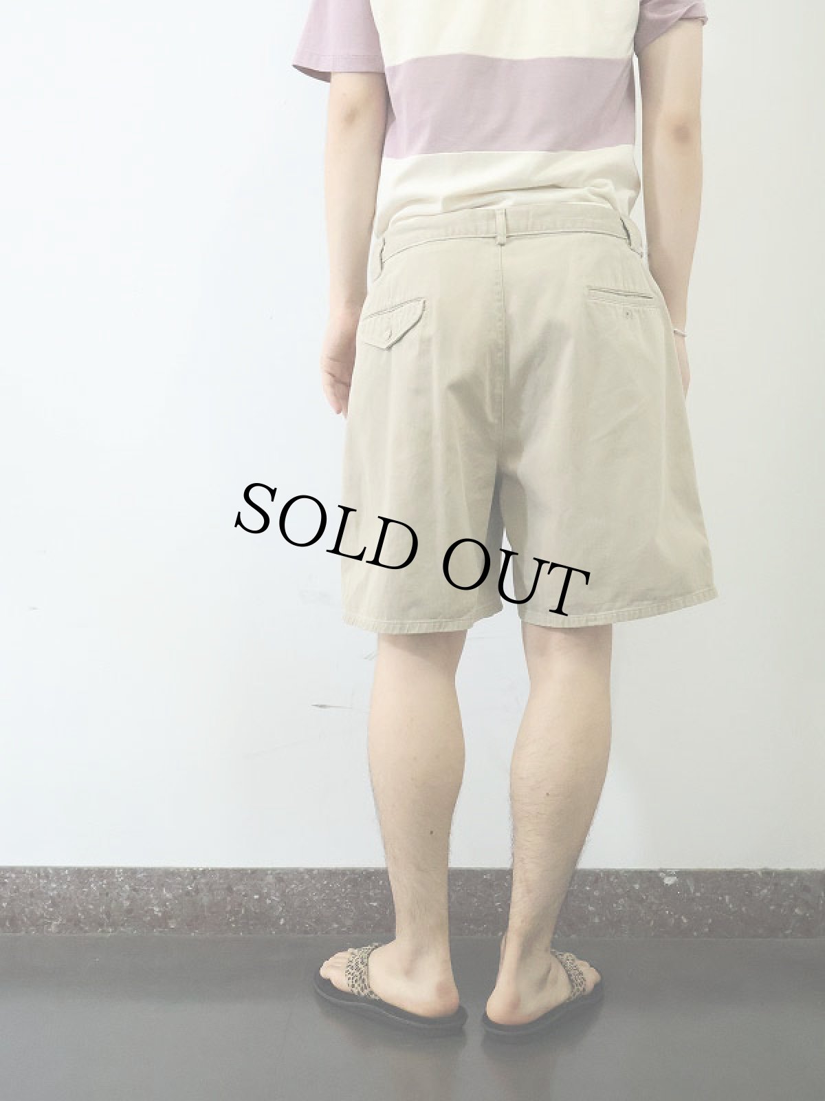 画像3: 90's POLO Ralph Lauren USA製 2タック チノショーツ W33 (3)