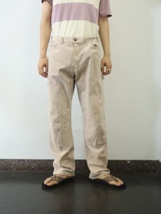 画像2: Dickies ダブルニー コットンペインターパンツ W35 (2)
