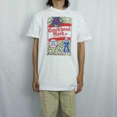 画像2: 90's Dog Eat Dog USA製 "Crackhead Mack" ガンジャプリントTシャツ XL (2)