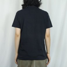 画像3: 80〜90's BATMAN USA製 ロゴプリントTシャツ BLACK L (3)