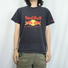画像2: Red Bull ロゴプリントTシャツ BLACK  M (2)