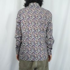 画像3: 和柄コットンシャツ L (3)