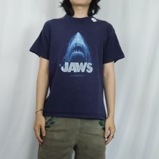 画像2: JAWS ホラー映画 プリントTシャツ M (2)