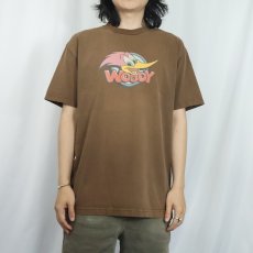画像2: WOODY WOODPECKER キャラクタープリントTシャツ L (2)