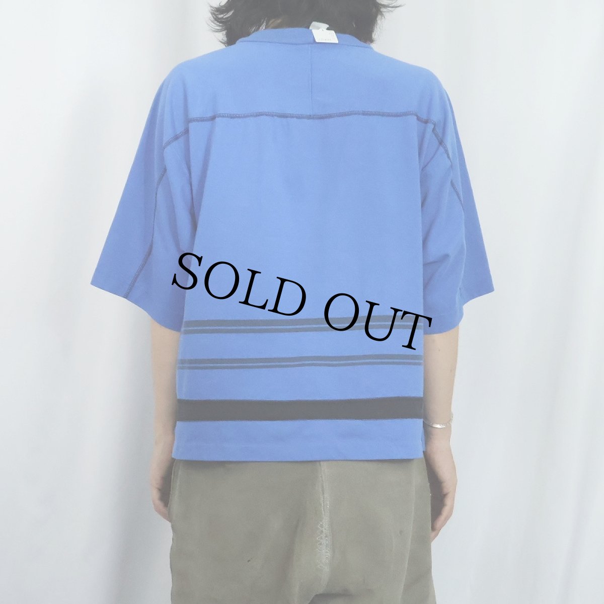 画像3: 90's Ocean Pacific ボーダー柄 プリントTシャツ (3)