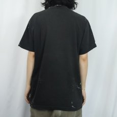 画像3: 90's CANADA製 風景柄 プリントTシャツ BLACK XL (3)