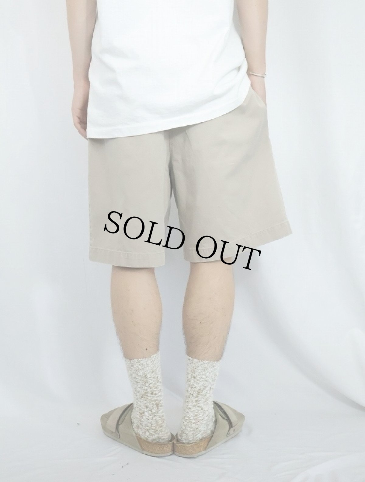 画像3: POLO Ralph Lauren "POLO CHINO" 2タック コットンチノショーツ W35 (3)