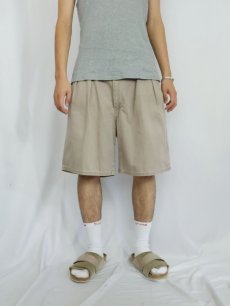 画像2: 90's POLO Ralph Lauren USA製 "POLO CHINO" 2タック チノショーツ W35 (2)
