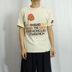 画像3: ⁡80's CRAZY SHIRTS USA製 "NIKE Honolulu Marathon" プリントTシャツ M (3)