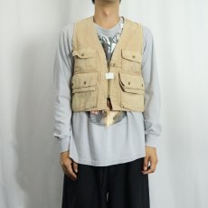 画像3: Ralph Lauren Sport 馬柄 コットンハンティングベスト M (3)