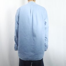 画像3: POLO Ralph Lauren "POSTBOY" バンドカラー デニムシャツ M (3)