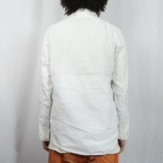 画像3: 40〜50's MODEL マチ付き コットンシャツ (3)