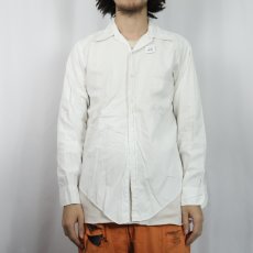 画像3: 50's Pilgrim マチ付き コットンシャツ (3)