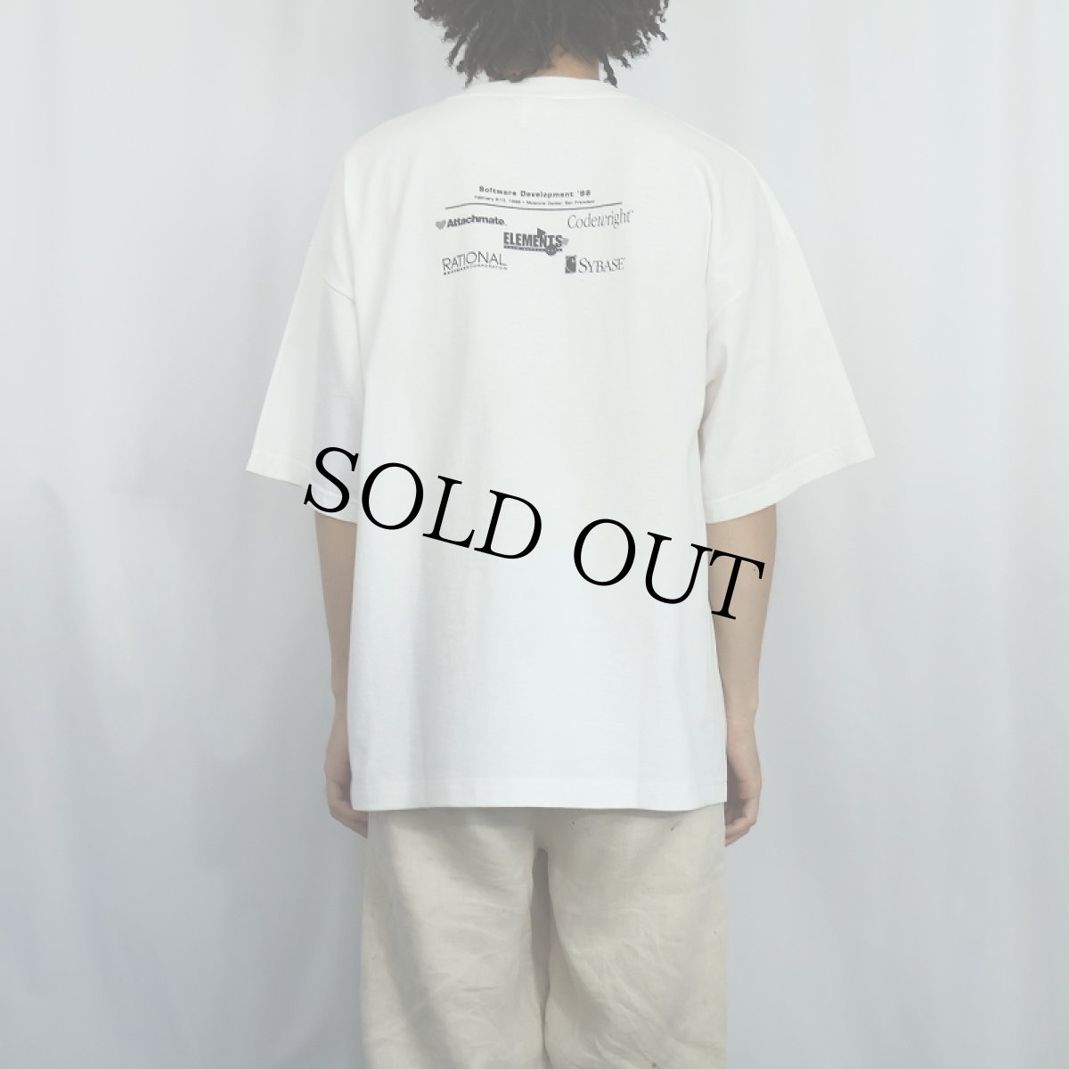画像4: 90's Software Development '98 レンチキュラー ギミックTシャツ XL (4)