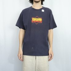 画像2: DUB PISTOLS 電子音楽バンド プリントTシャツ NAVY L (2)