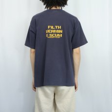 画像3: DUB PISTOLS 電子音楽バンド プリントTシャツ NAVY L (3)